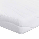vidaXL Mattress White 70 x 200 cm Jacquard fabric