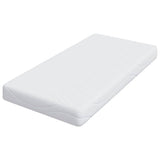 vidaXL Mattress White 70 x 200 cm Jacquard fabric