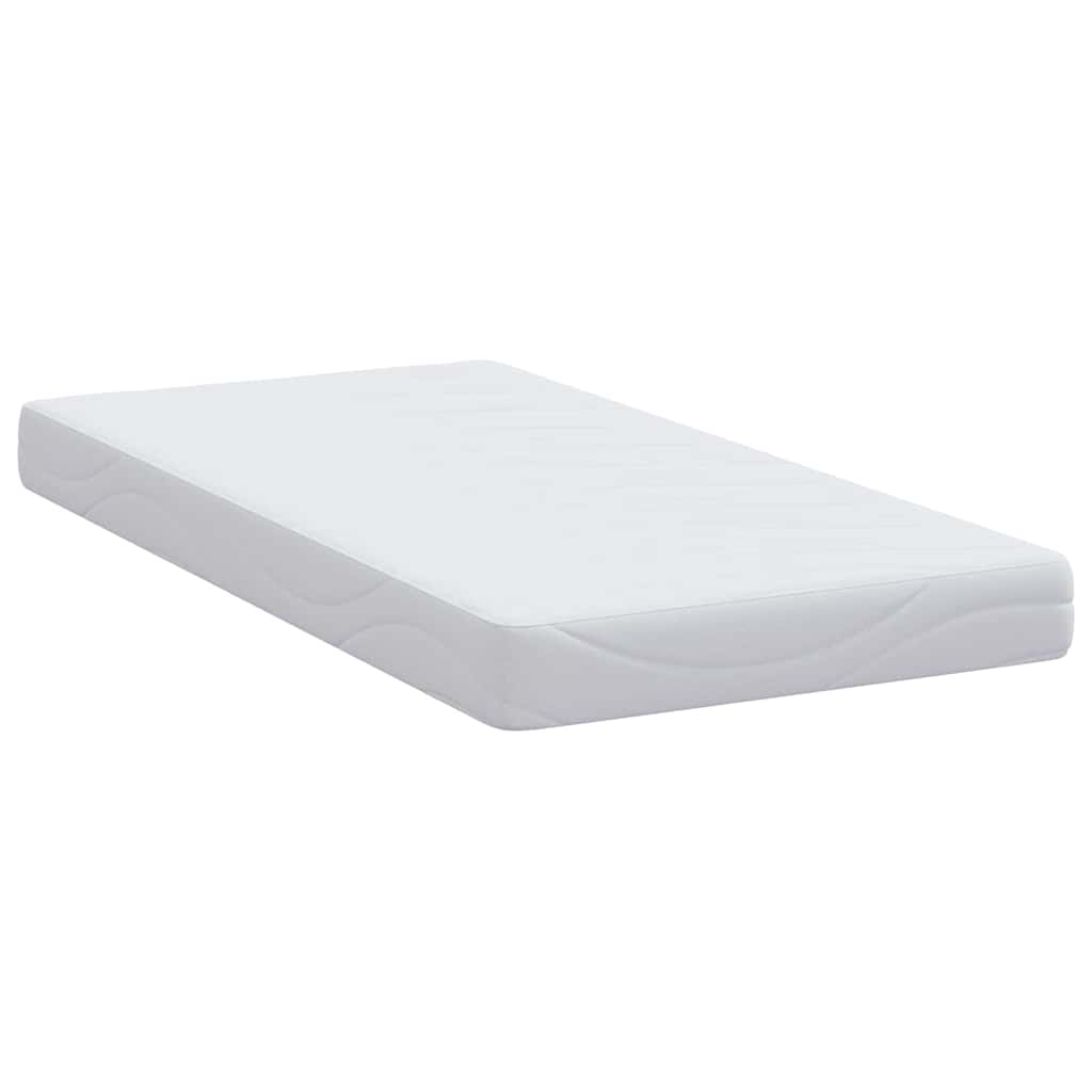 vidaXL Mattress White 70 x 200 cm Jacquard fabric