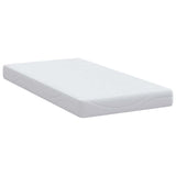 vidaXL Mattress White 70 x 200 cm Jacquard fabric
