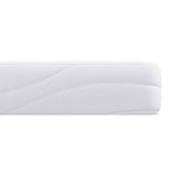 vidaXL Mattress White 70 x 200 cm Jacquard fabric