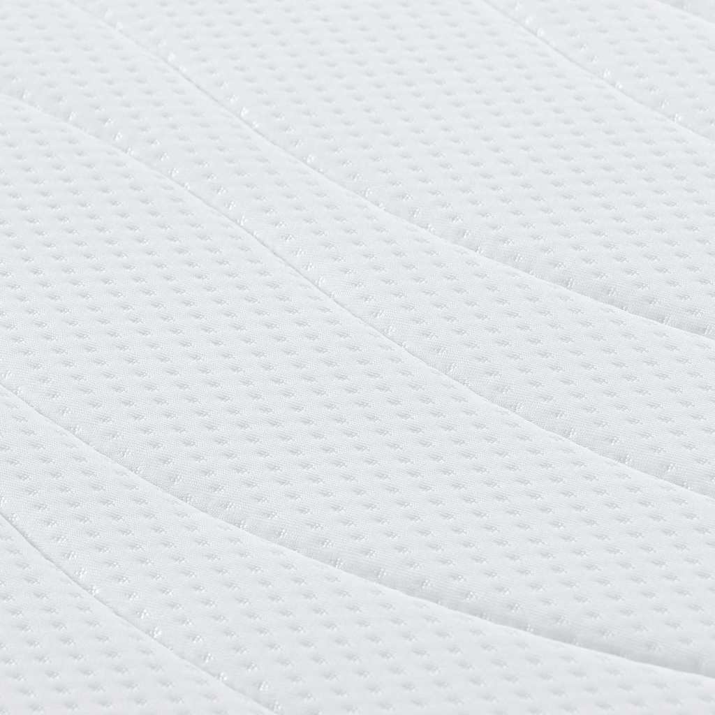 vidaXL Mattress White 70 x 200 cm Jacquard fabric