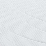 vidaXL Mattress White 70 x 200 cm Jacquard fabric