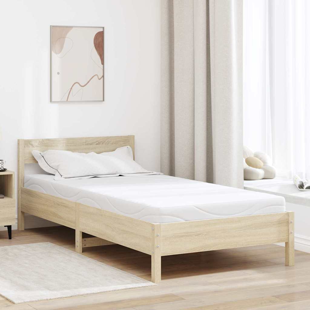 vidaXL Mattress White 70 x 200 cm Jacquard fabric