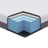 vidaXL Matras Wit en Grijs 80 x 160 cm Jacquard stof