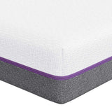 vidaXL Matras Wit en Grijs 80 x 160 cm Jacquard stof