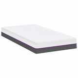vidaXL Matras Wit en Grijs 80 x 160 cm Jacquard stof