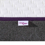 vidaXL Matras Wit en Grijs 80 x 160 cm Jacquard stof
