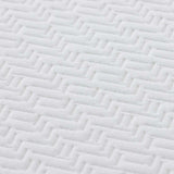 vidaXL Matras Wit en Grijs 80 x 160 cm Jacquard stof