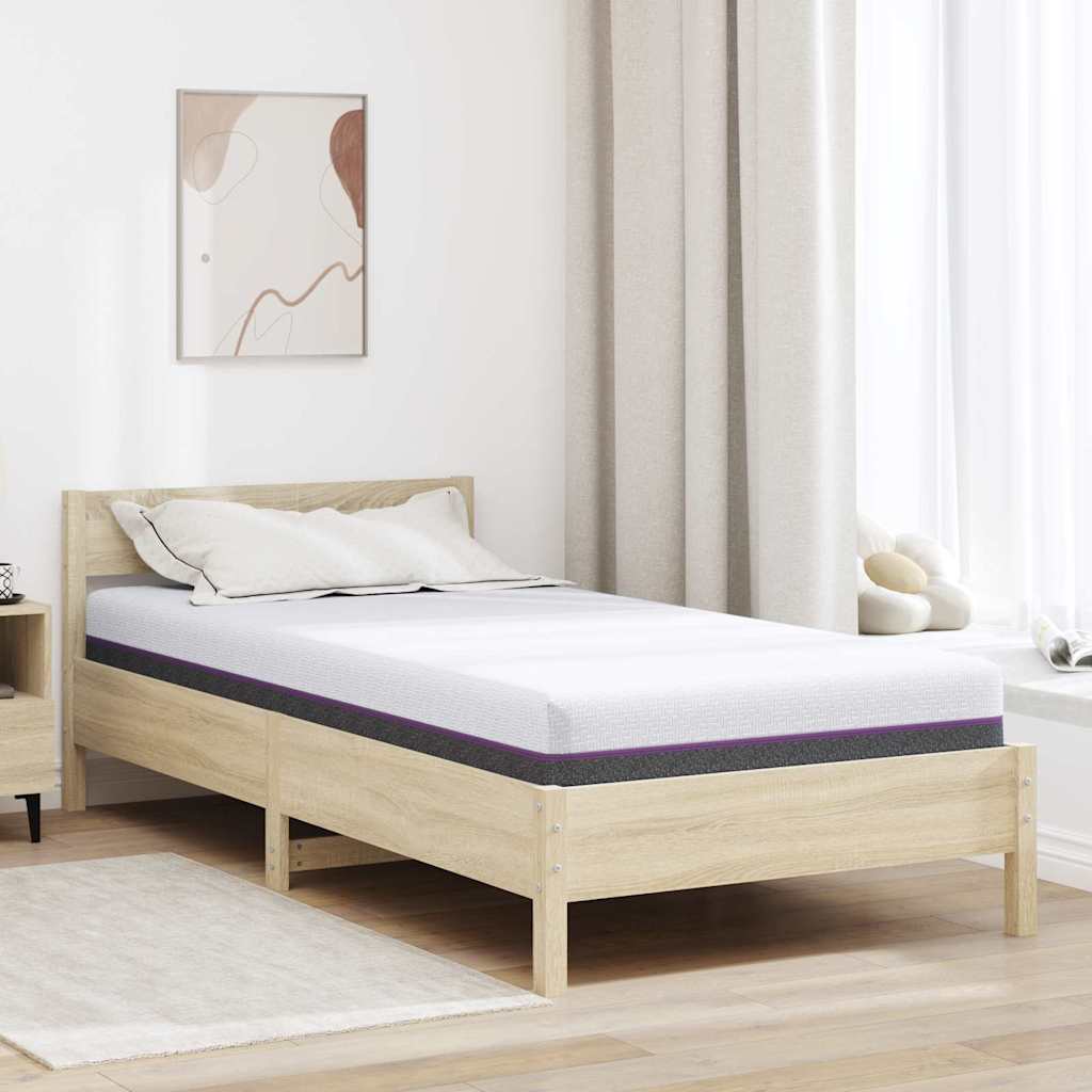 vidaXL Matras Wit en Grijs 80 x 160 cm Jacquard stof