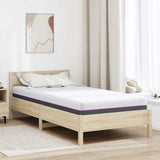 vidaXL Matras Wit en Grijs 80 x 160 cm Jacquard stof