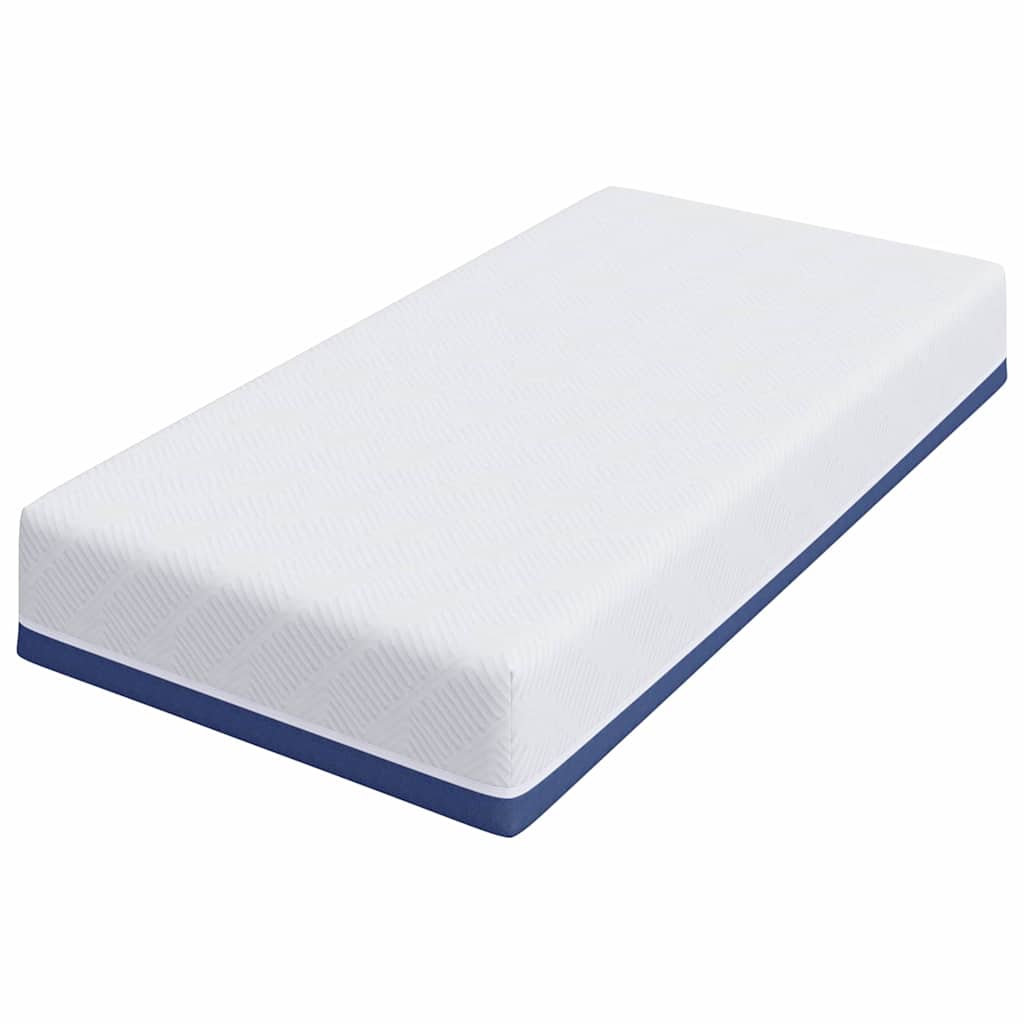 vidaXL Matras Wit en Blauw 80 x 160 cm Jacquard stof