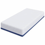 vidaXL Matras Wit en Blauw 80 x 160 cm Jacquard stof