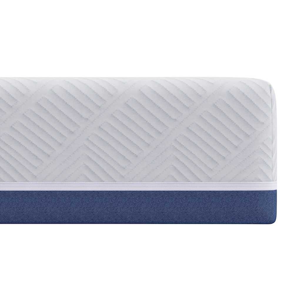 vidaXL Matras Wit en Blauw 80 x 160 cm Jacquard stof