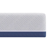 vidaXL Matras Wit en Blauw 80 x 160 cm Jacquard stof