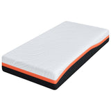 vidaXL Mattress White and Black 80 x 160 cm Jacquard fabric