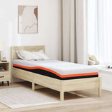 vidaXL Mattress White and Black 80 x 160 cm Jacquard fabric
