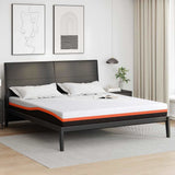 vidaXL Mattress White and Black 80 x 160 cm Jacquard fabric