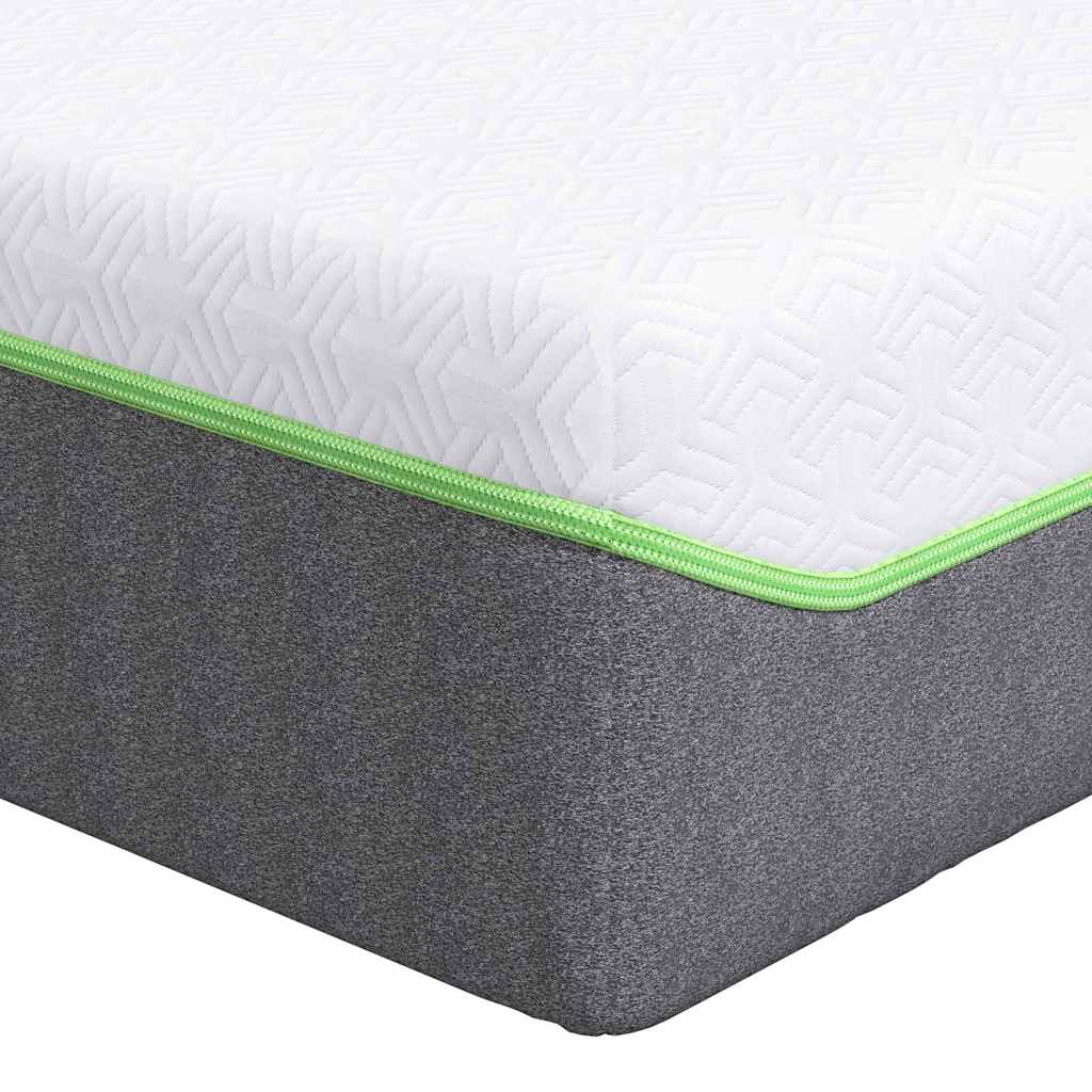 vidaXL Matras Wit en Grijs 80 x 160 cm Jacquard stof