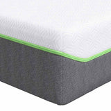 vidaXL Matras Wit en Grijs 80 x 160 cm Jacquard stof