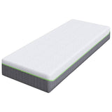 vidaXL Matras Wit en Grijs 80 x 160 cm Jacquard stof