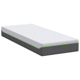 vidaXL Matras Wit en Grijs 80 x 160 cm Jacquard stof