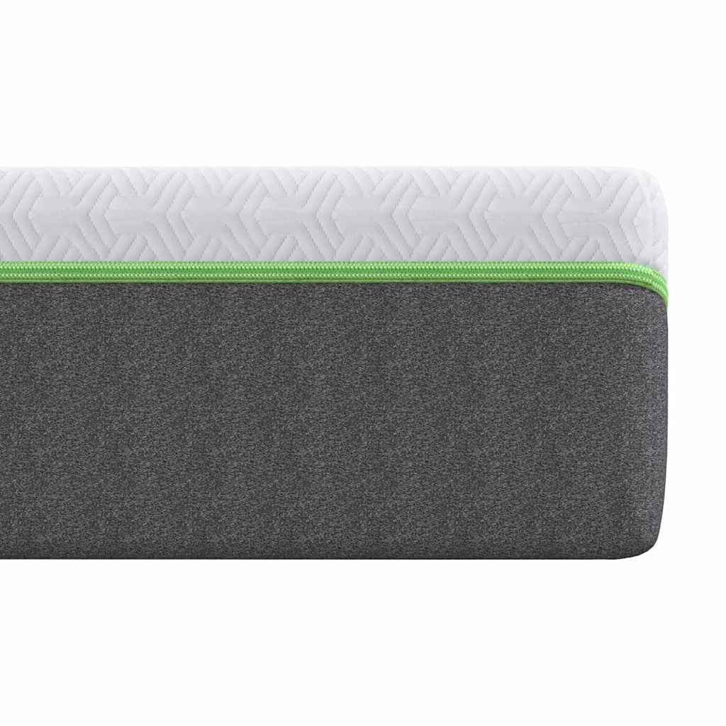 vidaXL Matras Wit en Grijs 80 x 160 cm Jacquard stof