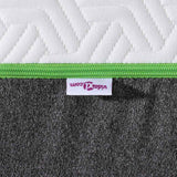 vidaXL Matras Wit en Grijs 80 x 160 cm Jacquard stof