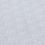 vidaXL Matras Wit en Grijs 80 x 160 cm Jacquard stof