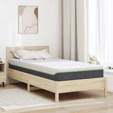 vidaXL Matras Wit en Grijs 80 x 160 cm Jacquard stof