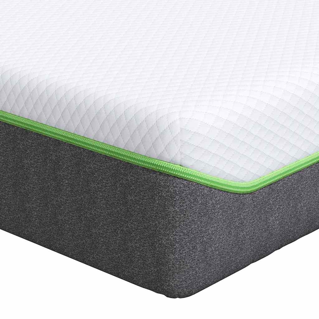 vidaXL Matras Wit en Grijs 80 x 160 cm Jacquard stof