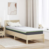 vidaXL Matras Wit en Grijs 80 x 160 cm Jacquard stof