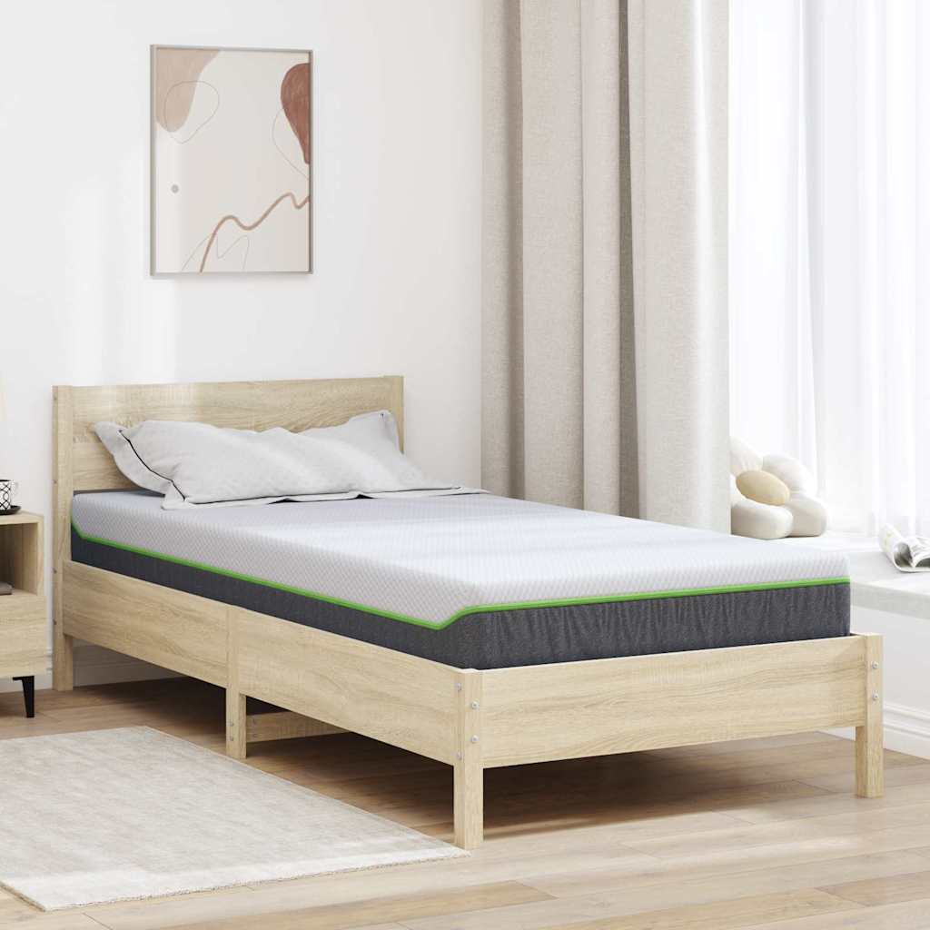 vidaXL Matras Wit en Grijs 80 x 160 cm Jacquard stof