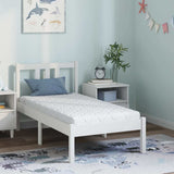 vidaXL Matras Wit 60 x 120 cm Jacquard stof