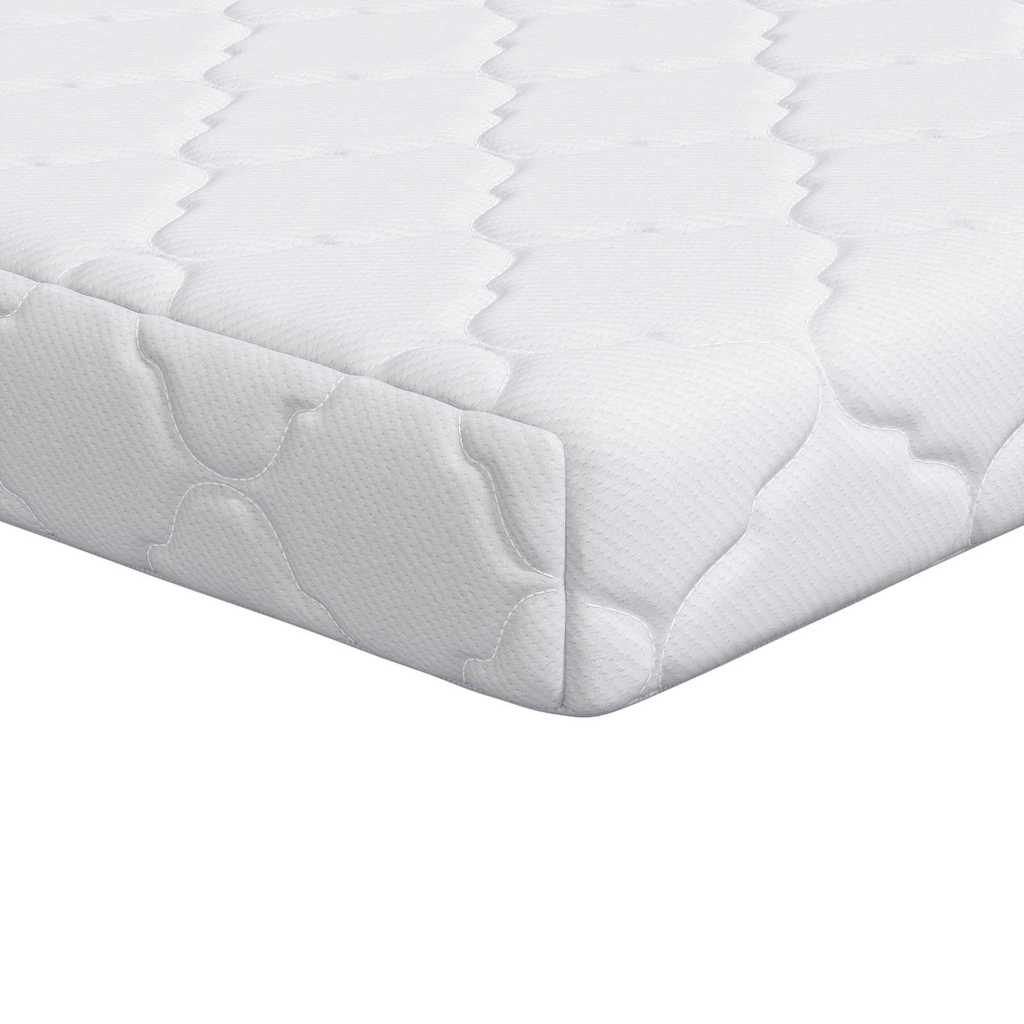 vidaXL Matras Wit 60 x 120 cm Jacquard stof