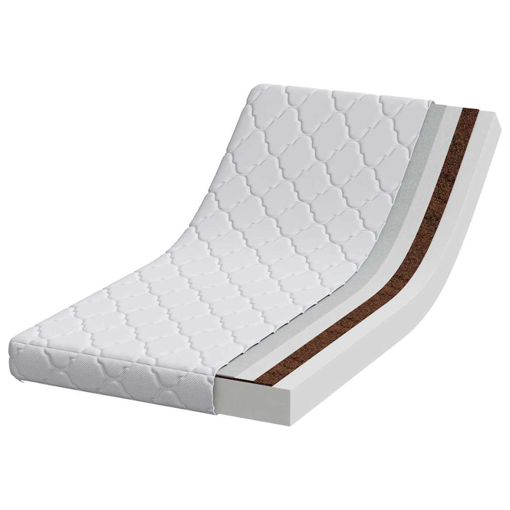 vidaXL Matras Wit 60 x 120 cm Jacquard stof