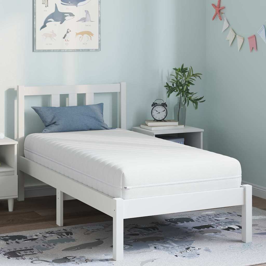 vidaXL Matras Wit 60 x 120 cm Pocketveer