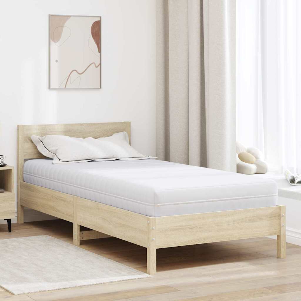vidaXL Matras Wit 60 x 120 cm Pocketveer