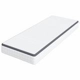 vidaXL Matras Wit en Grijs 70 x 200 cm Bonell Veer