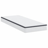 vidaXL Matras Wit en Grijs 70 x 200 cm Bonell Veer