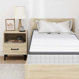 vidaXL Matras Wit en Grijs 70 x 200 cm Bonell Veer