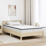 vidaXL Matras Wit en Grijs 70 x 200 cm Bonell Veer