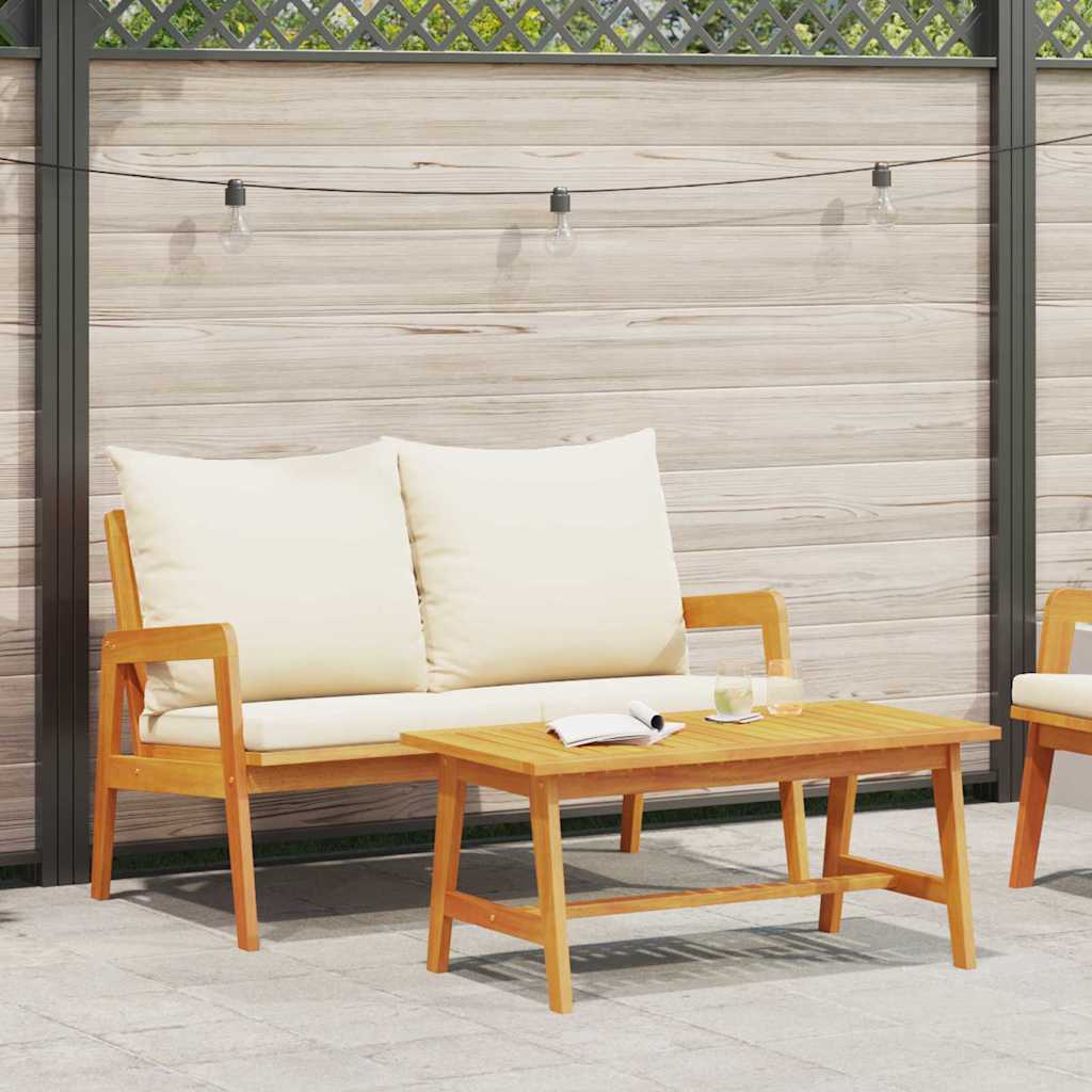 vidaXL Salontafel Olie Natuurlijk Massief Acacia Hout