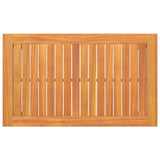 vidaXL Coffee Table Oil Natural Solid Acacia Wood