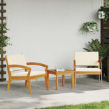 vidaXL Bistroset met kussen 4 pcs Bruin Polyester
