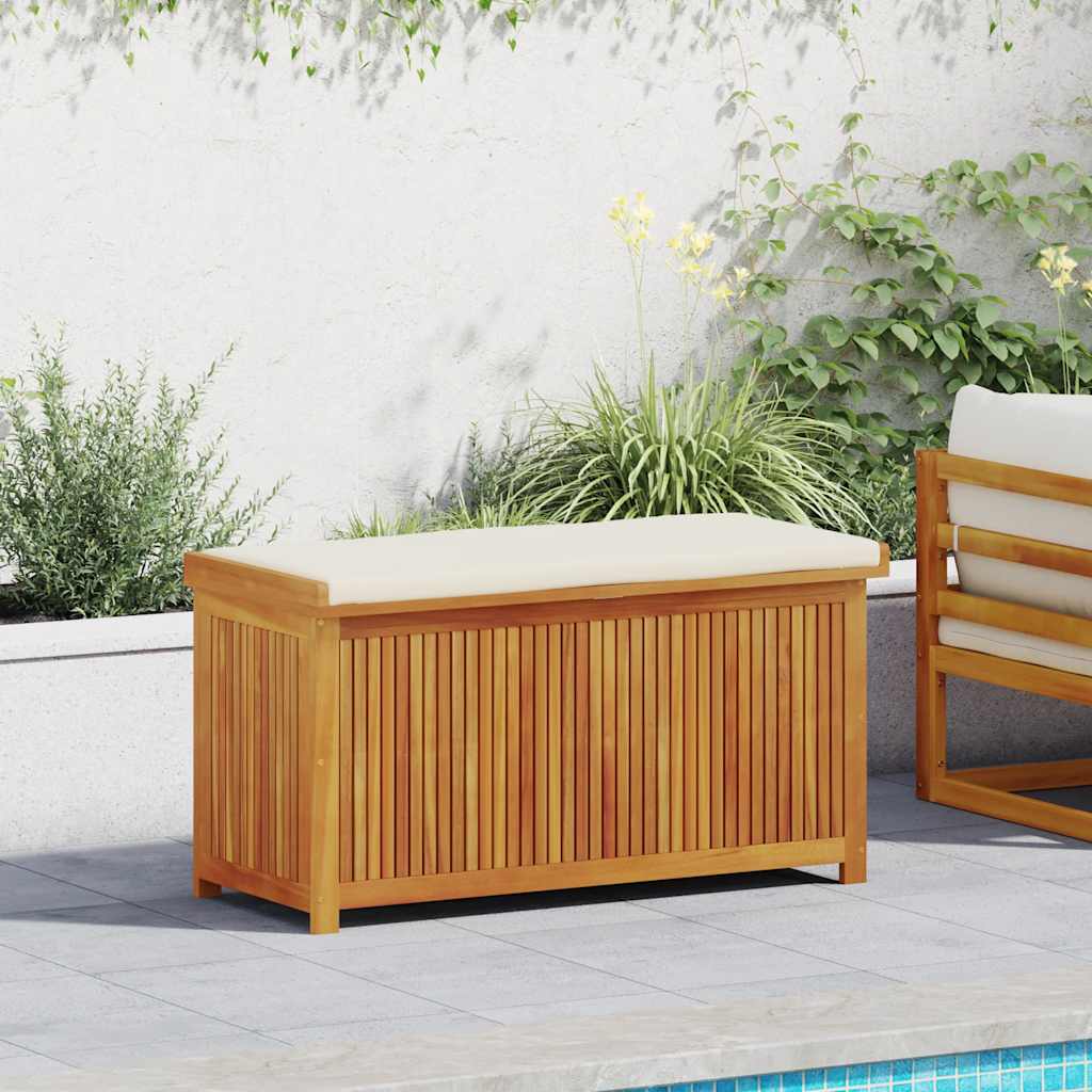 vidaXL Kussenbox voor buiten 60x50x61 cm massief acaciahout