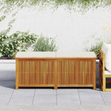 vidaXL Kussenbox voor buiten 60x50x61 cm massief acaciahout