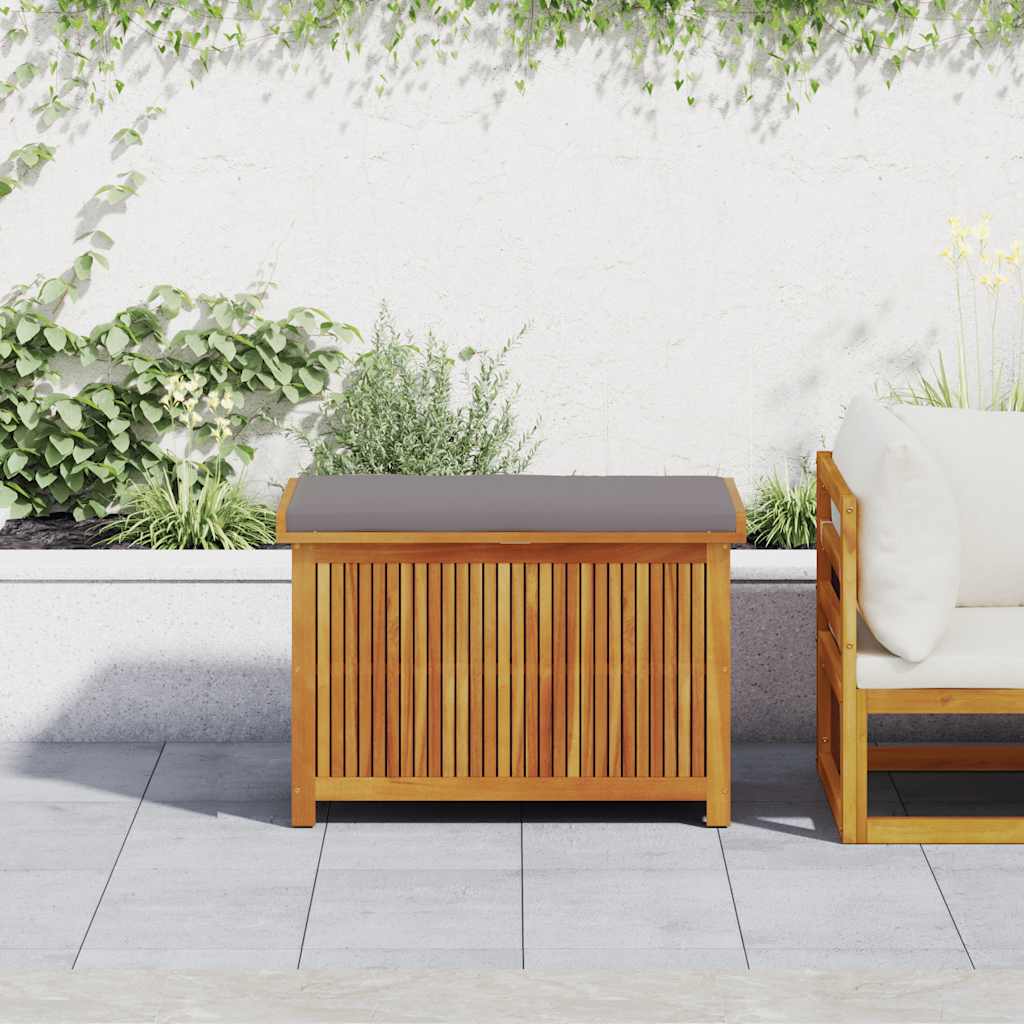 vidaXL Kussenbox voor buiten 60x50x61 cm massief acaciahout