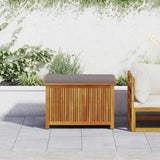 vidaXL Kussenbox voor buiten 60x50x61 cm massief acaciahout