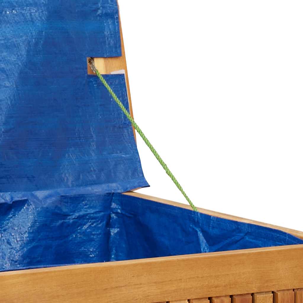 vidaXL Kussenbox voor buiten 60x50x61 cm massief acaciahout